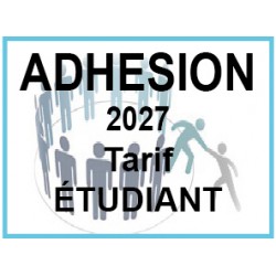 Adhésion 2027 tarif étudiant